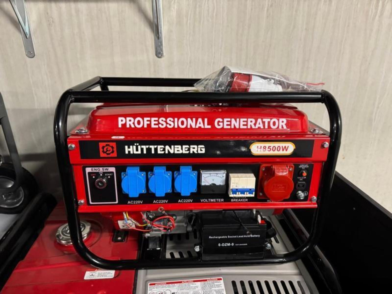Hüttenberg H8500 Key- en Trekstart Benzine Generator (Nieuw) - مجموعة المولدات: صور 1 Hüttenberg H8500 Key- en Trekstart Benzine Generator (Nieuw) - مجموعة المولدات: صور 1