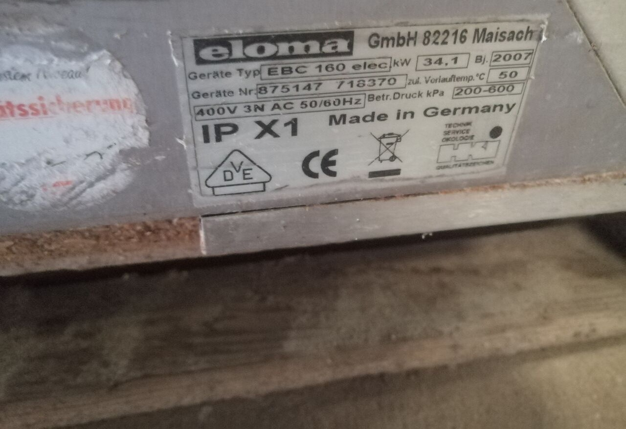 Eloma Bakmaster EBC160+EB60 - معدات المخابز: صور 4 Eloma Bakmaster EBC160+EB60 - معدات المخابز: صور 4