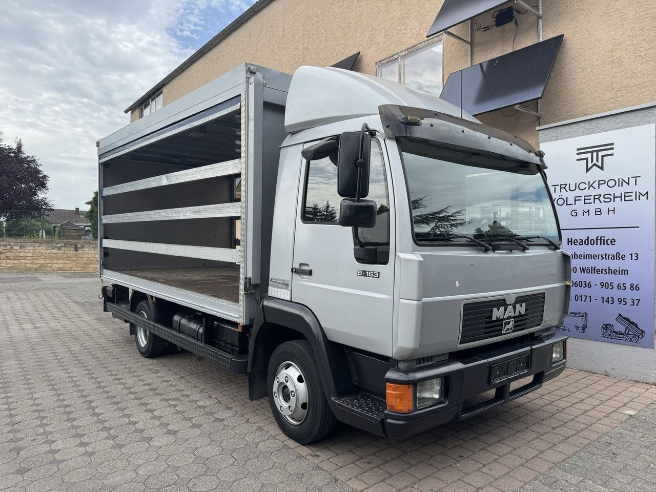 MAN 8. 163 /L2000/LBW-2T./2xAHK - الشاحنات الصغيرة ستائر: صور 2 MAN 8. 163 /L2000/LBW-2T./2xAHK - الشاحنات الصغيرة ستائر: صور 2