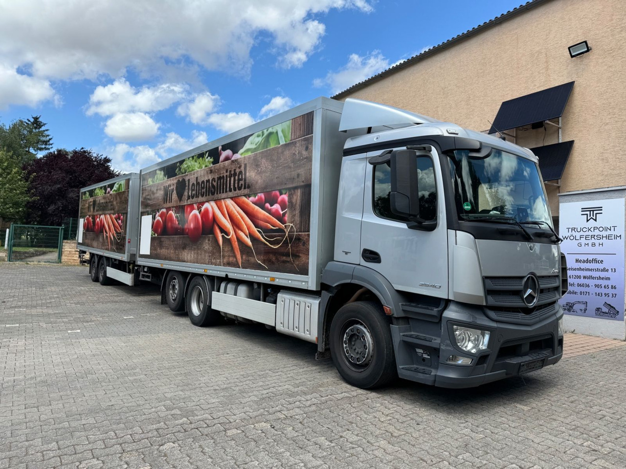 Mercedes-Benz Antos 2540/Durchladbar/Frigoblock/2x LBW/kpl.Zug - مبردة شاحنة: صور 1 Mercedes-Benz Antos 2540/Durchladbar/Frigoblock/2x LBW/kpl.Zug - مبردة شاحنة: صور 1