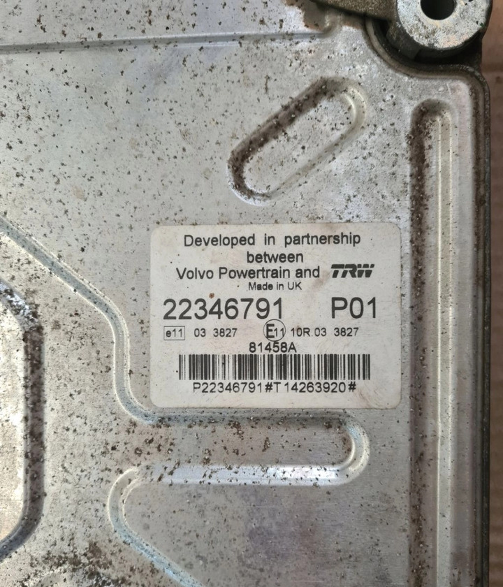 VOLVO KASETA KOMPUTER MODUŁ SILNIKA ECU VOLVO FH 16 D16E EURO 5 22346791 P01 - كتلة التحكم - شاحنة: صور 3 VOLVO KASETA KOMPUTER MODUŁ SILNIKA ECU VOLVO FH 16 D16E EURO 5 22346791 P01 - كتلة التحكم - شاحنة: صور 3