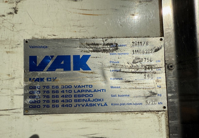 VAKKuorma-auton päällirakenteet - جسم السيارة - ثلاجة: صور 3 VAKKuorma-auton päällirakenteet - جسم السيارة - ثلاجة: صور 3