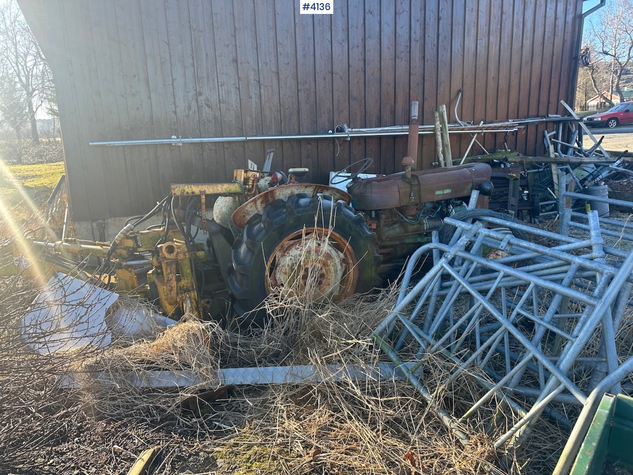 1971 FORD SUPER-DEXTA w/ Hymas 21 excavator and 2 buckets. - جرار: صور 3 1971 FORD SUPER-DEXTA w/ Hymas 21 excavator and 2 buckets. - جرار: صور 3