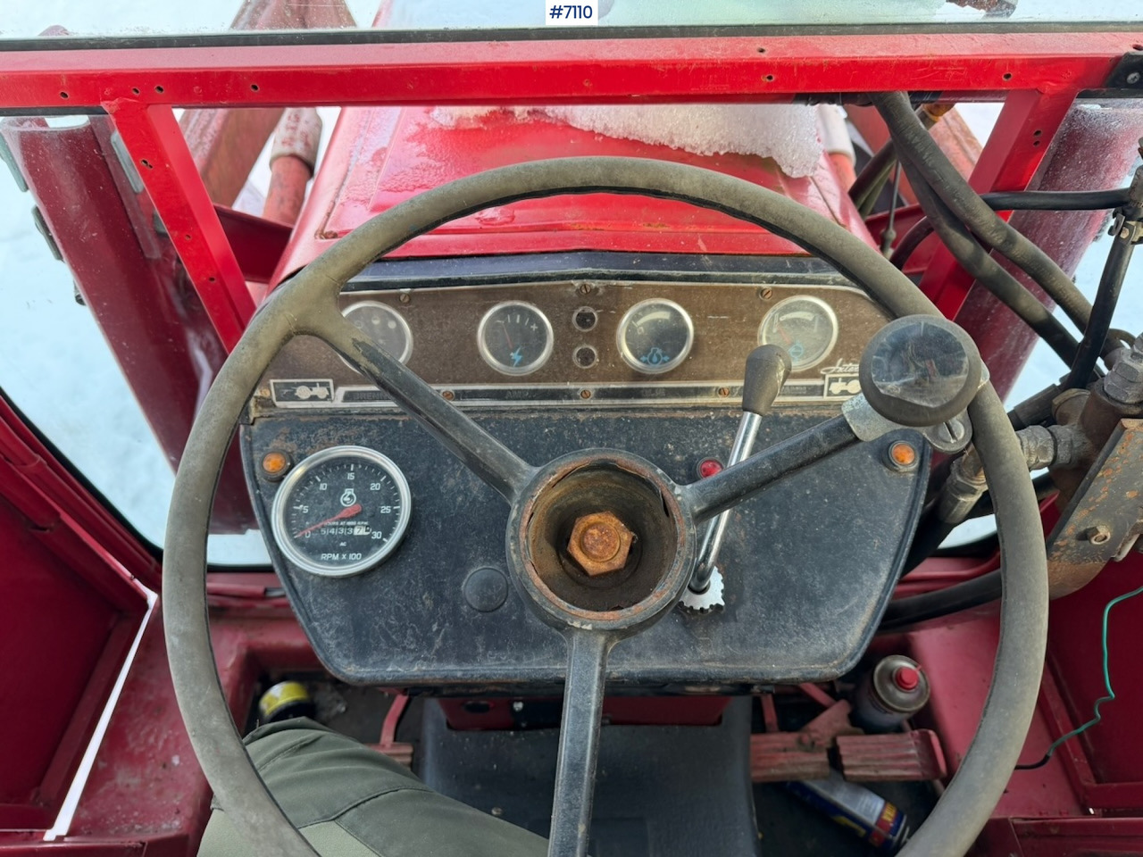 جرار 1977 International Harvester 454 with front loader: صور 13