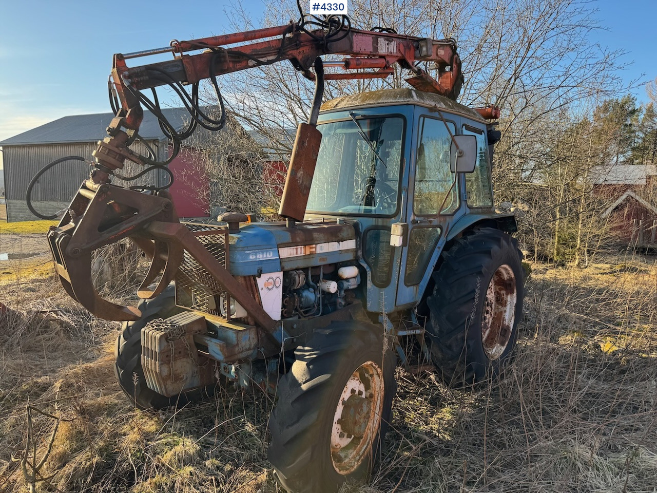 1981 Ford 6610 m/ FMV tømmerkran og tvillinghjul - جرار: صور 2 1981 Ford 6610 m/ FMV tømmerkran og tvillinghjul - جرار: صور 2