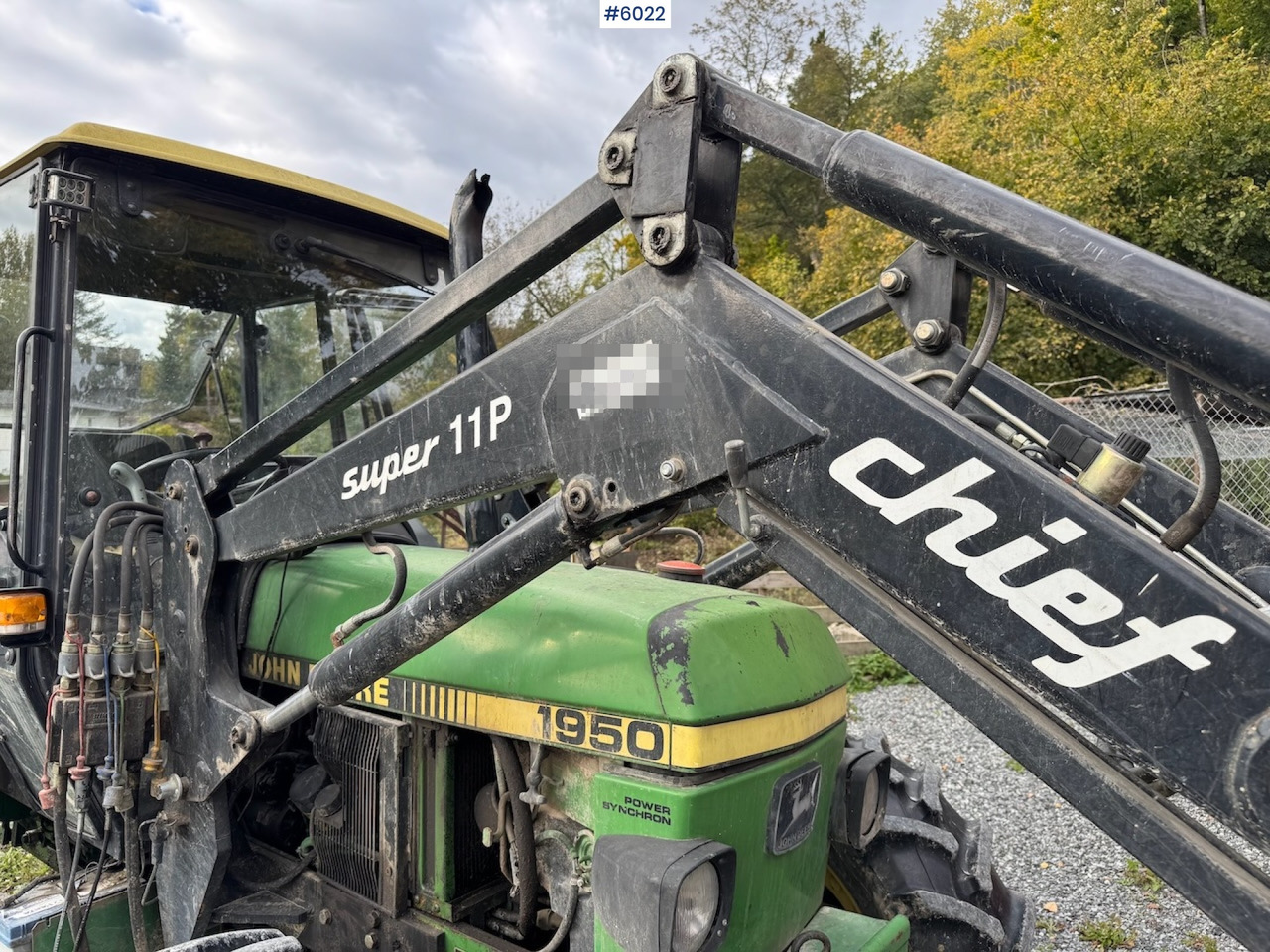 1990 John Deere 1950 Power Synchron w/ front loader. - جرار: صور 5 1990 John Deere 1950 Power Synchron w/ front loader. - جرار: صور 5