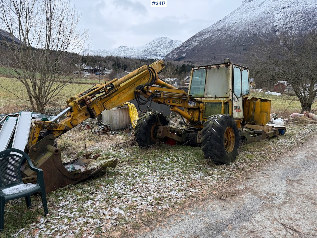 1992 Menzi Muck 6000 + a dividing machine. - حفارة العنكبوت: صور 1 1992 Menzi Muck 6000 + a dividing machine. - حفارة العنكبوت: صور 1