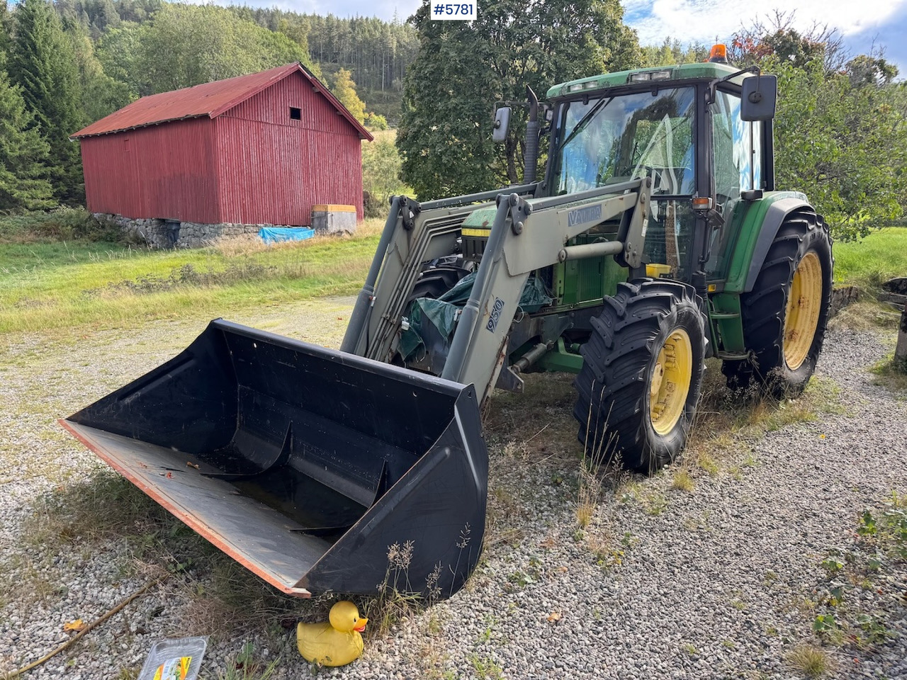 1993 John Deere 6300 w/ front loader and plow plate. - جرار: صور 2 1993 John Deere 6300 w/ front loader and plow plate. - جرار: صور 2