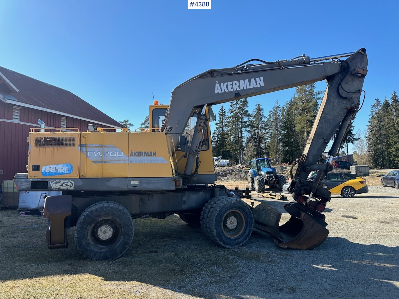 1995 Åkermann EW200 Wheel machine w/ grading bucket og tiltrotator. WATCH VIDEO. - حفارة: صور 3 1995 Åkermann EW200 Wheel machine w/ grading bucket og tiltrotator. WATCH VIDEO. - حفارة: صور 3