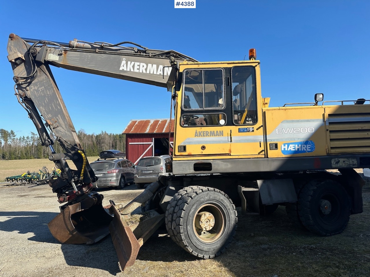 1995 Åkermann EW200 Wheel machine w/ grading bucket og tiltrotator. WATCH VIDEO. - حفارة: صور 2 1995 Åkermann EW200 Wheel machine w/ grading bucket og tiltrotator. WATCH VIDEO. - حفارة: صور 2