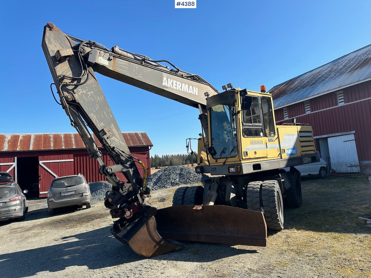 1995 Åkermann EW200 Wheel machine w/ grading bucket og tiltrotator. WATCH VIDEO. - حفارة: صور 5 1995 Åkermann EW200 Wheel machine w/ grading bucket og tiltrotator. WATCH VIDEO. - حفارة: صور 5