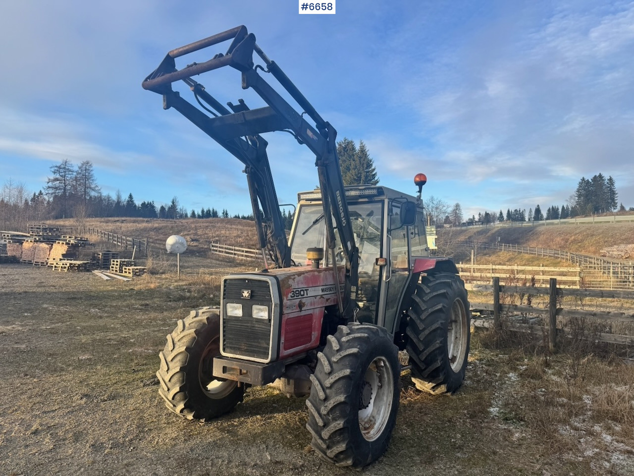 1995 Massey Ferguson 390T w/ Front Loader. - جرار: صور 1 1995 Massey Ferguson 390T w/ Front Loader. - جرار: صور 1
