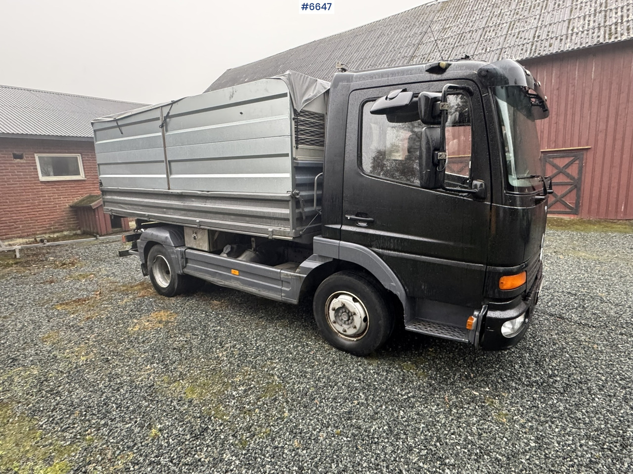 شاحنات مسطحة 2003 Mercedes Benz Atego flatbed: صور 9 شاحنات مسطحة 2003 Mercedes Benz Atego flatbed: صور 9