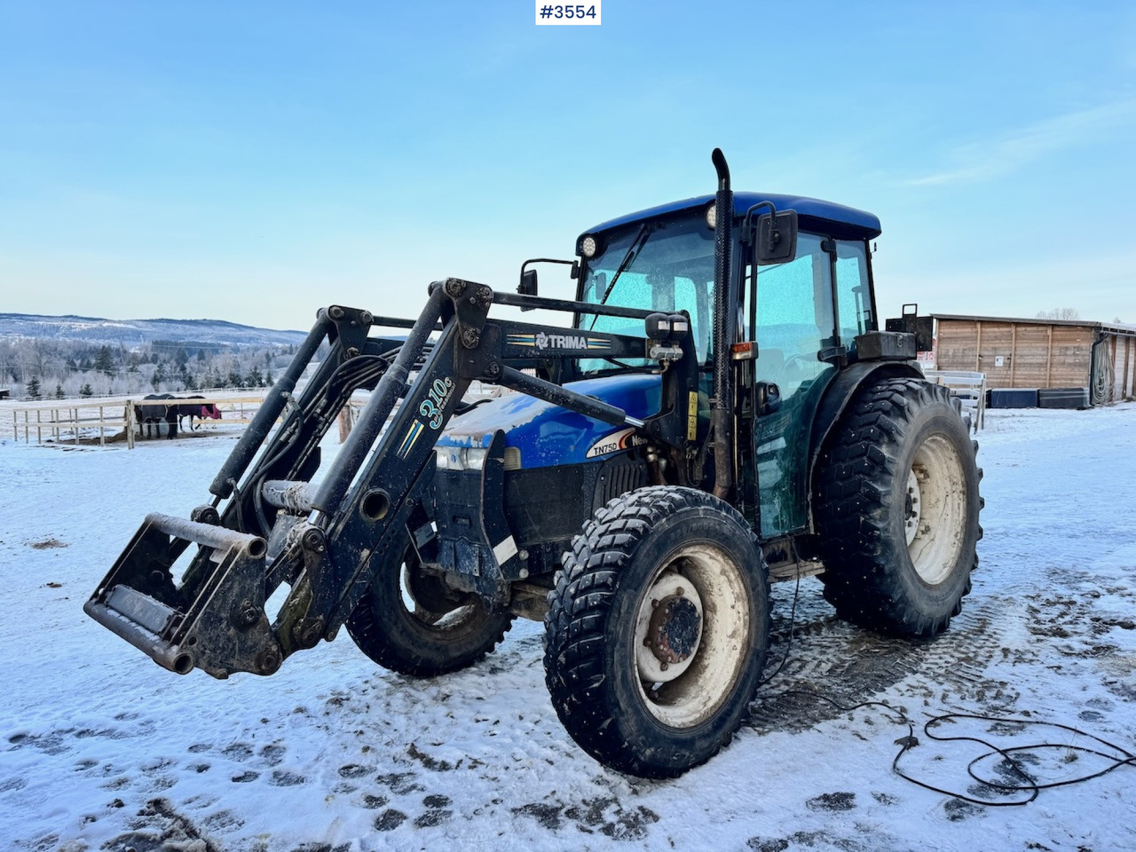 2003 New Holland TN75D 4x4 w/ Front Loader. 4000 hours! - جرار: صور 4 2003 New Holland TN75D 4x4 w/ Front Loader. 4000 hours! - جرار: صور 4