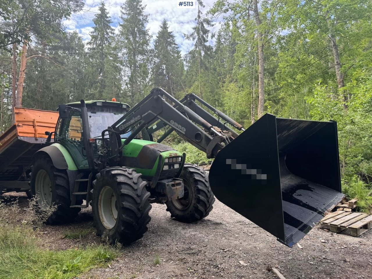 2004 Deutz-Fahr Agrotron TTV 1130 w/ front loader - جرار: صور 4 2004 Deutz-Fahr Agrotron TTV 1130 w/ front loader - جرار: صور 4