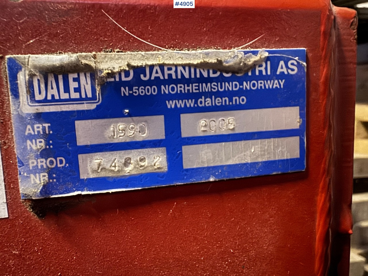 2005 Dalen Round bale grab - معدات القش: صور 5 2005 Dalen Round bale grab - معدات القش: صور 5