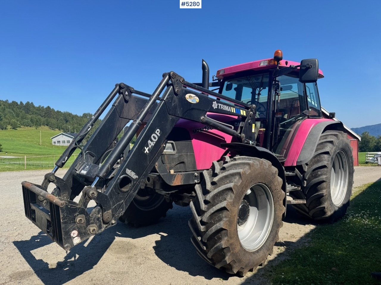 2006 Case MXM120 4x4 with front loader - جرار: صور 1 2006 Case MXM120 4x4 with front loader - جرار: صور 1