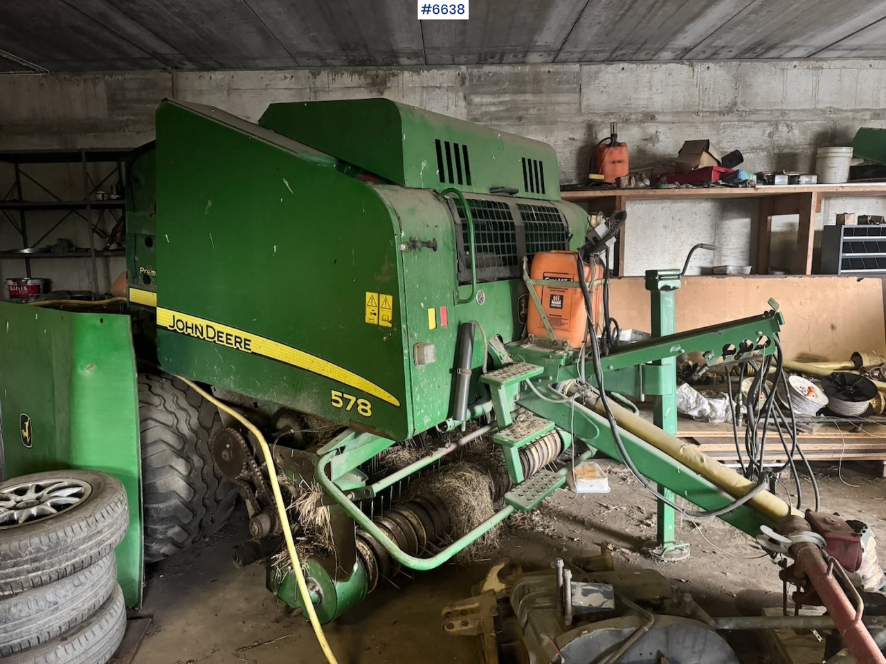 2007 John Deere 578 Round Baler. - معدات القش: صور 1 2007 John Deere 578 Round Baler. - معدات القش: صور 1
