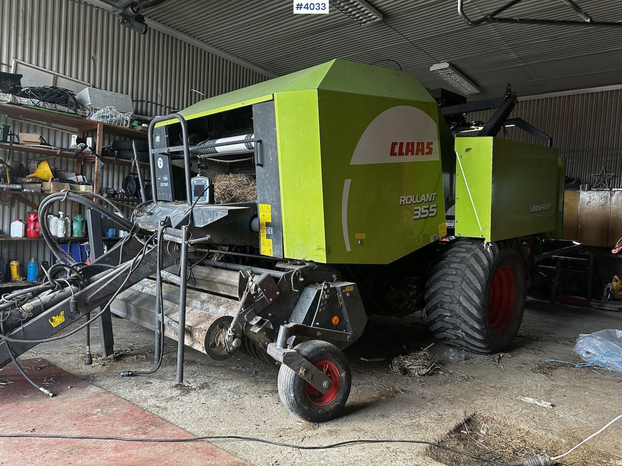 2008 Claas rollant 355 uniwrap round baler press - معدات القش: صور 3 2008 Claas rollant 355 uniwrap round baler press - معدات القش: صور 3