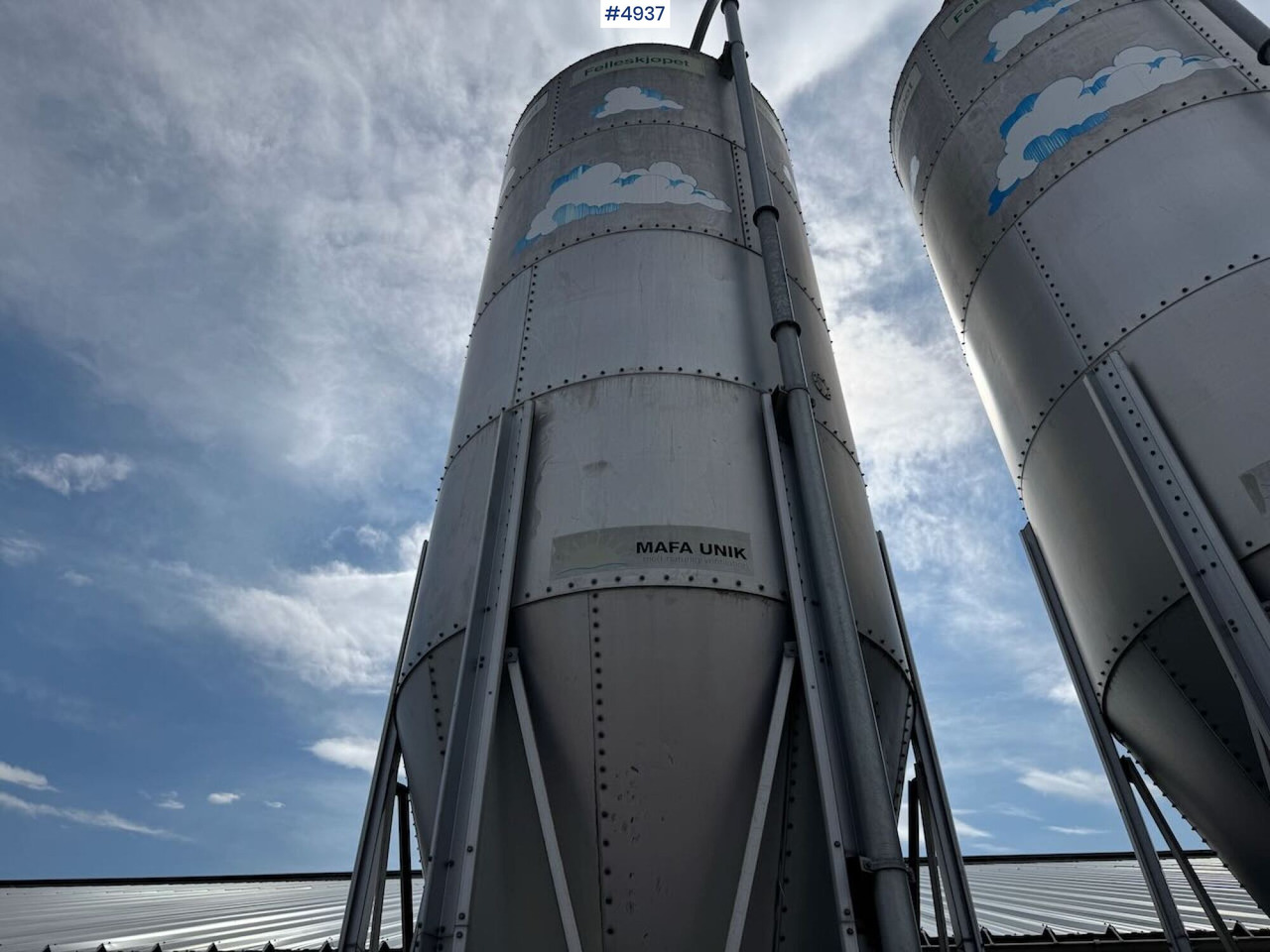 المعدات لتربية الماشية 2008 Mafa 27.6 cubic meter feed silos x2: صور 6