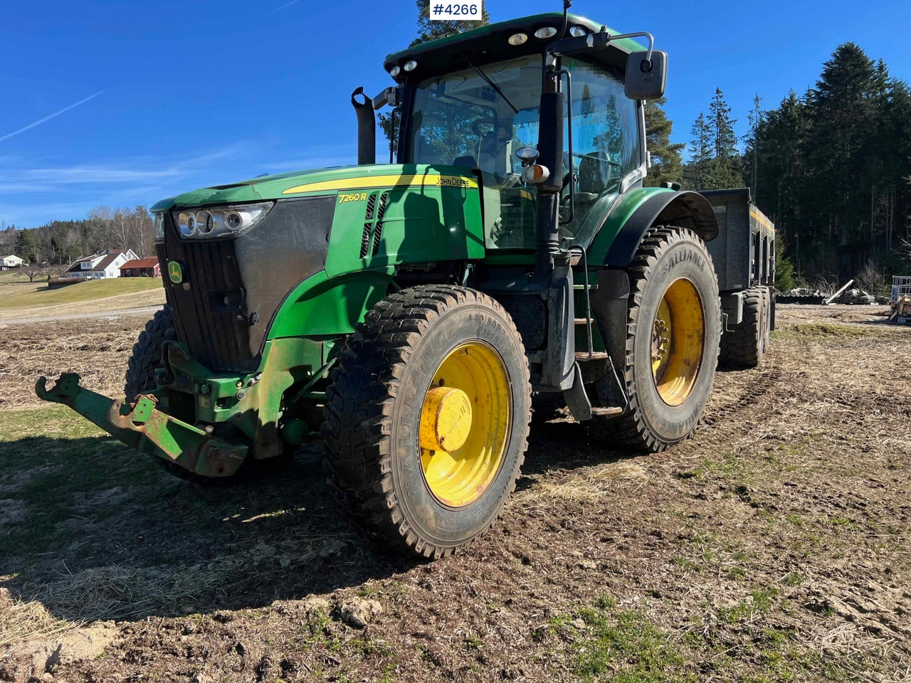 2012 John Deere 7260R Tractor w/ PTO - جرار: صور 1 2012 John Deere 7260R Tractor w/ PTO - جرار: صور 1
