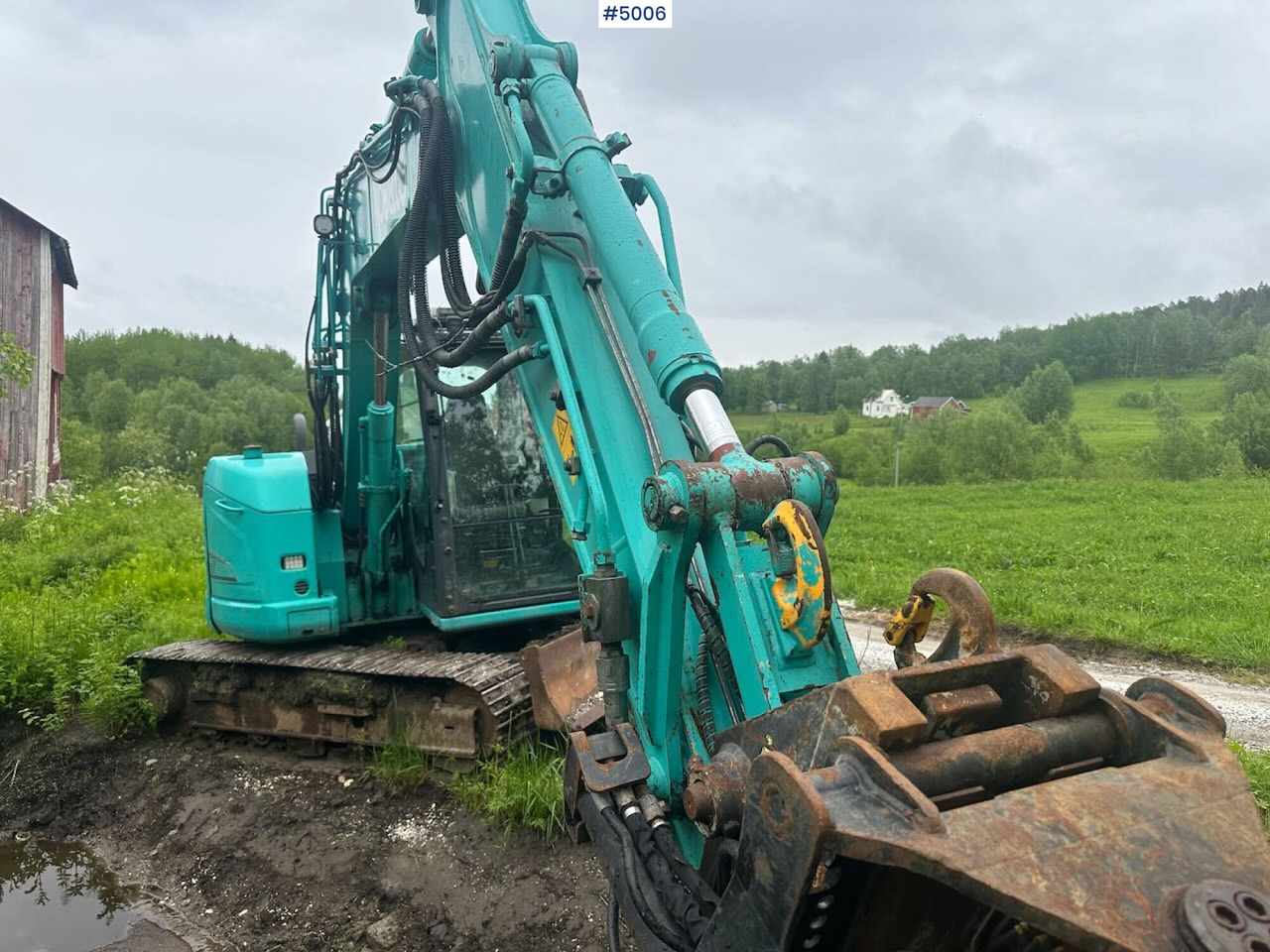 2016 Kobelco SK75SR-3E excavator w/ 2 buckets, rototilt and factory new engine - حفارة: صور 3 2016 Kobelco SK75SR-3E excavator w/ 2 buckets, rototilt and factory new engine - حفارة: صور 3