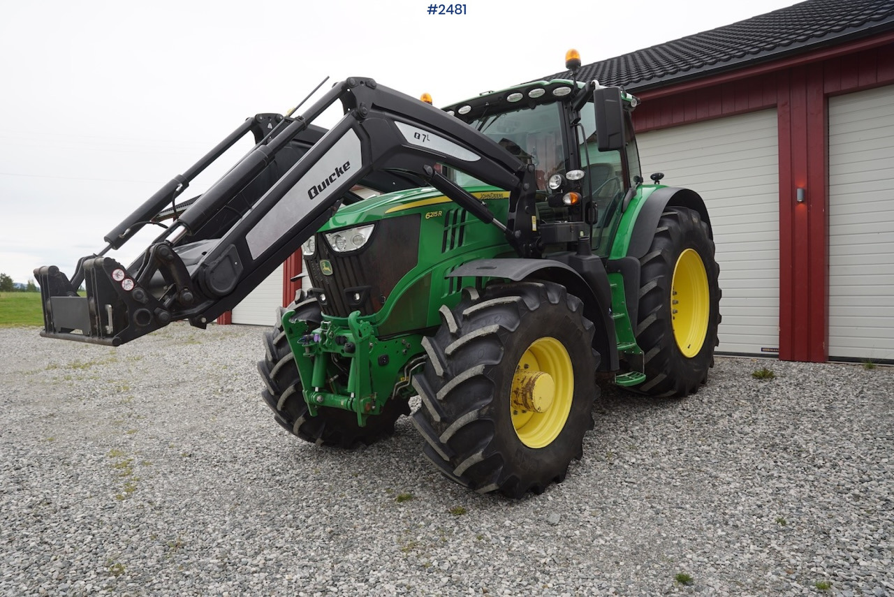 2017 John Deere 6215R w/Quicke loader and front hydraulics - جرار: صور 4 2017 John Deere 6215R w/Quicke loader and front hydraulics - جرار: صور 4