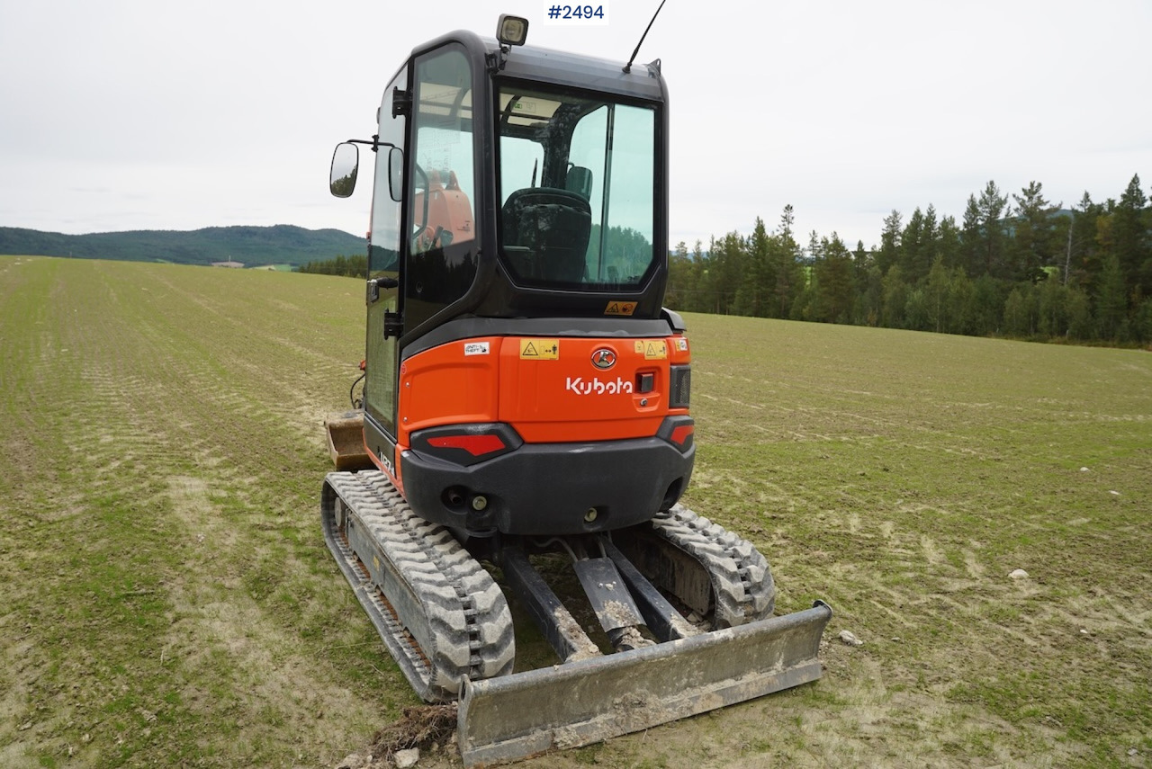 حفارة مصغرة 2018 Kubota U27-4 w/shear: صور 11