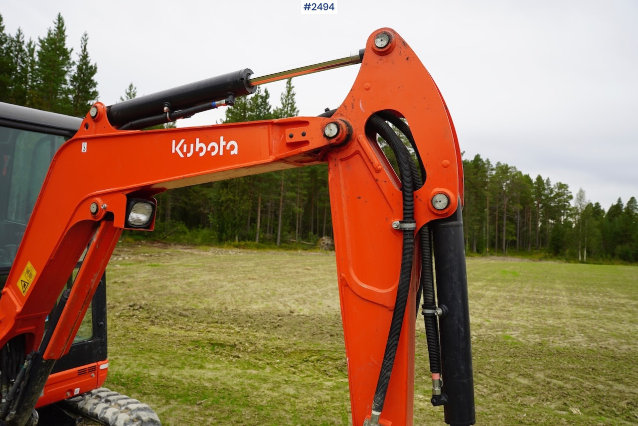حفارة مصغرة 2018 Kubota U27-4 w/shear: صور 21