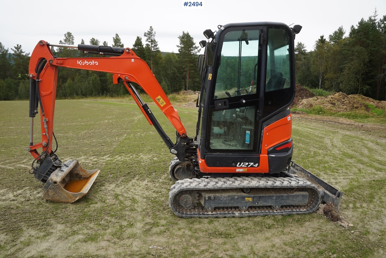 2018 Kubota U27-4 w/shear - حفارة مصغرة: صور 3 2018 Kubota U27-4 w/shear - حفارة مصغرة: صور 3