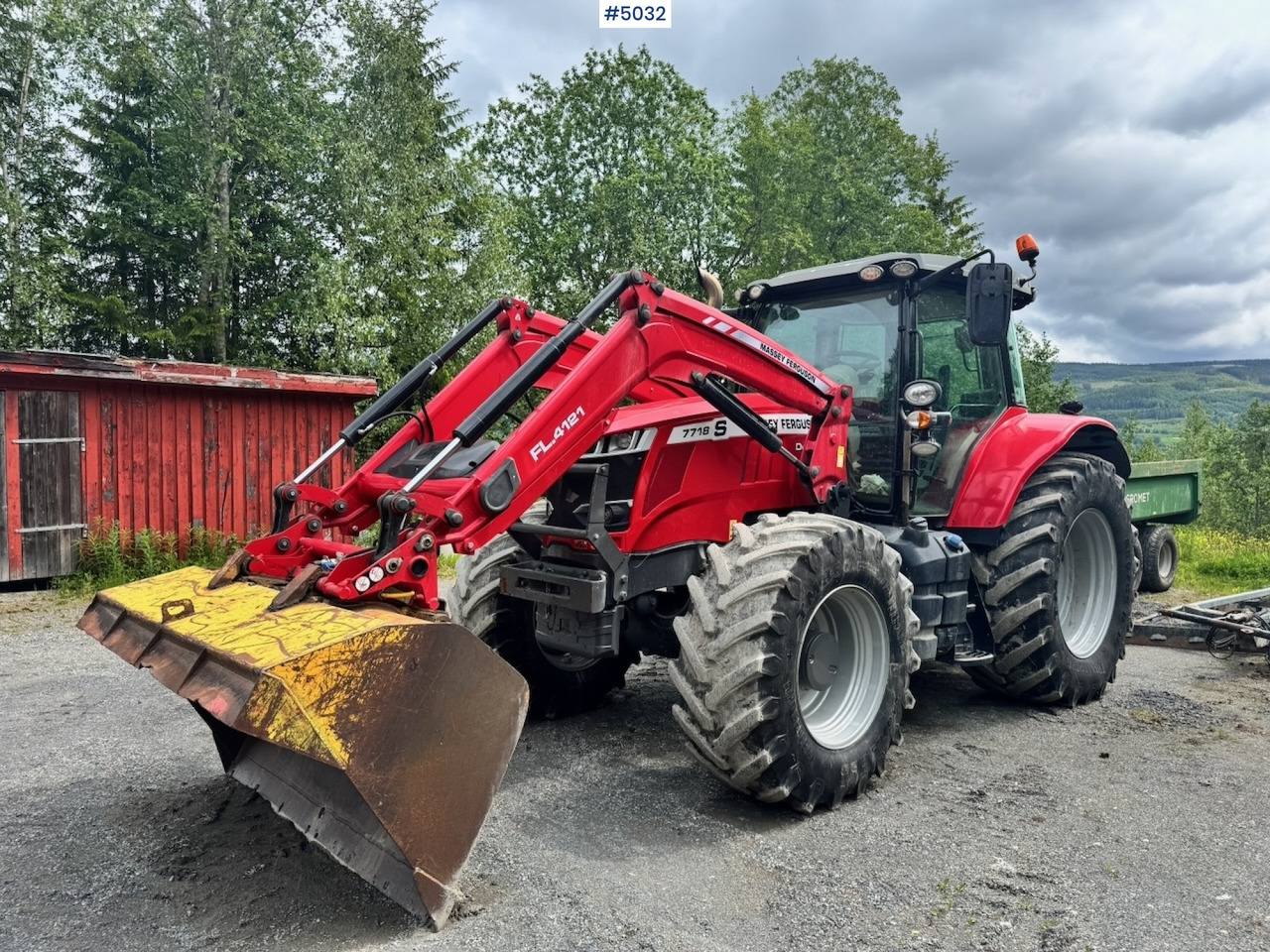 2018 Massey Ferguson 7788 4x4 w/ Front loader and bucket. - جرار: صور 1 2018 Massey Ferguson 7788 4x4 w/ Front loader and bucket. - جرار: صور 1