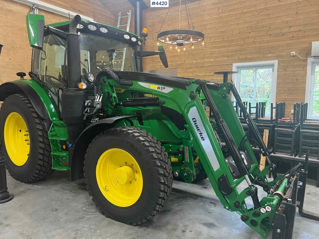 2024 John Deere 6150R w/ Quicke Front Loader & Bucket - جرار: صور 5 2024 John Deere 6150R w/ Quicke Front Loader & Bucket - جرار: صور 5