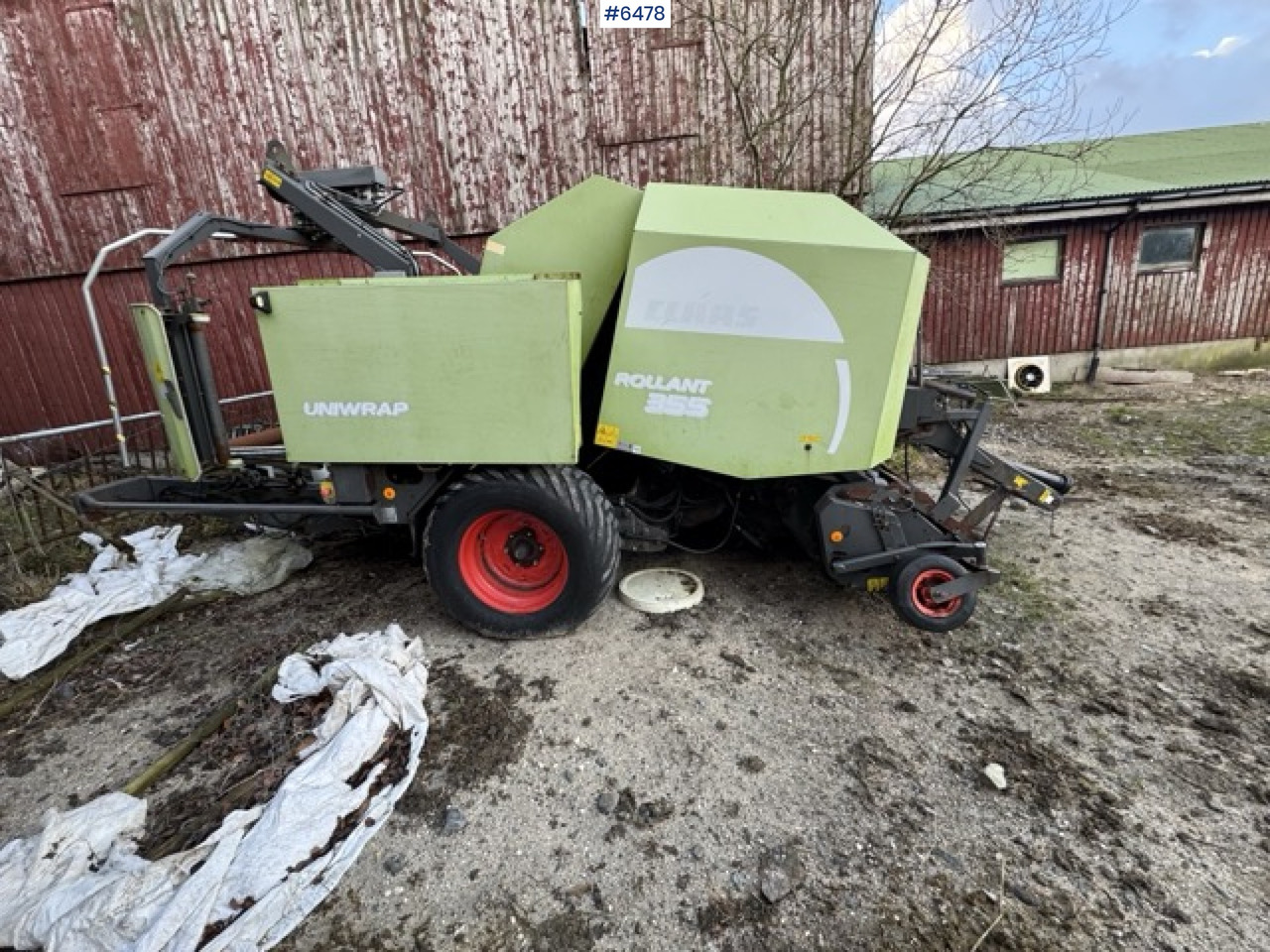 Claas Rollant 255 Uniwrap – 2010 model Condition: Repair project / for parts - معدات القش: صور 1 Claas Rollant 255 Uniwrap – 2010 model Condition: Repair project / for parts - معدات القش: صور 1