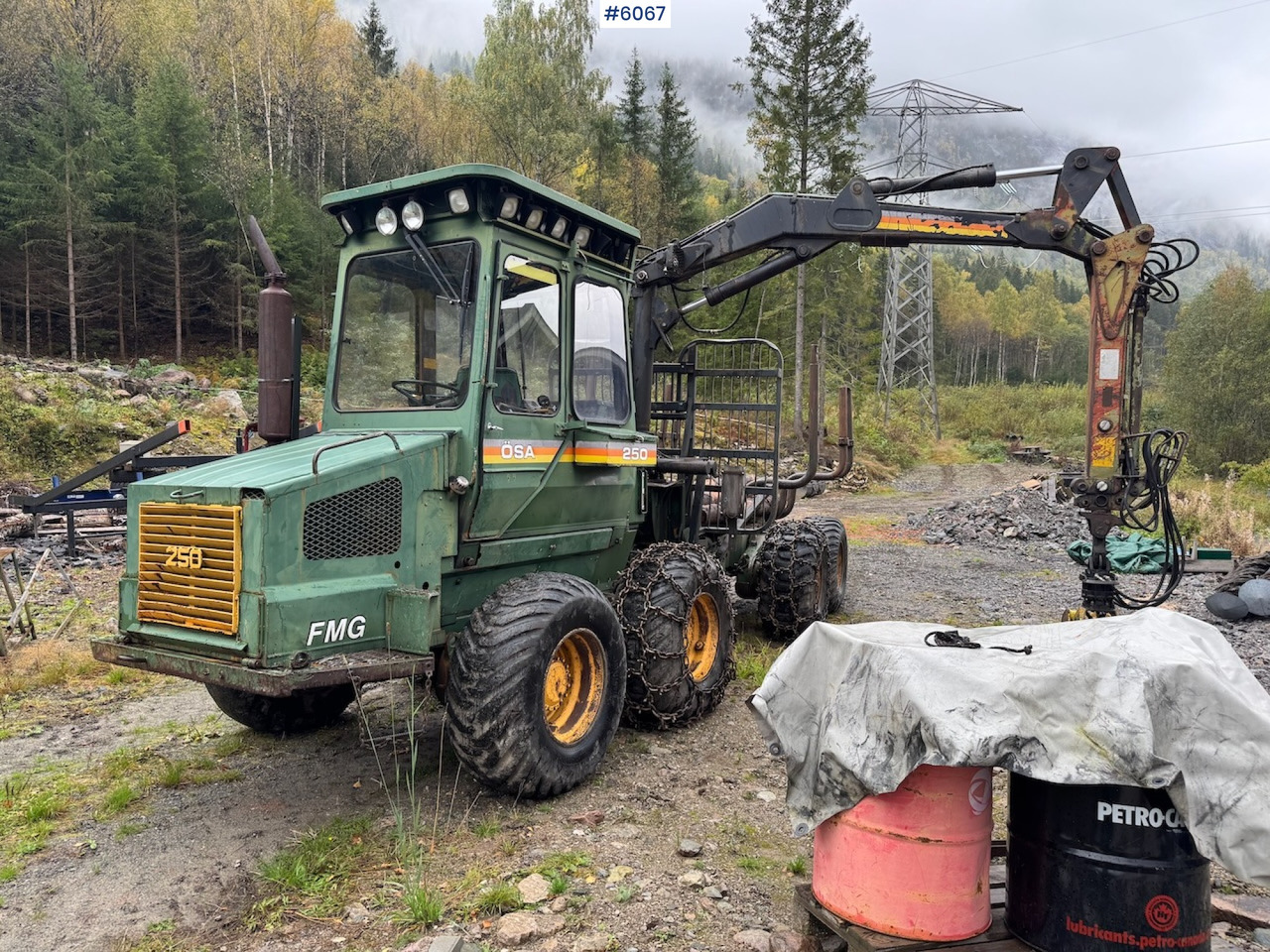 Øsa 250 FMG Load carrier. - شاحنات نقل الأخشاب في الغابات: صور 2 Øsa 250 FMG Load carrier. - شاحنات نقل الأخشاب في الغابات: صور 2