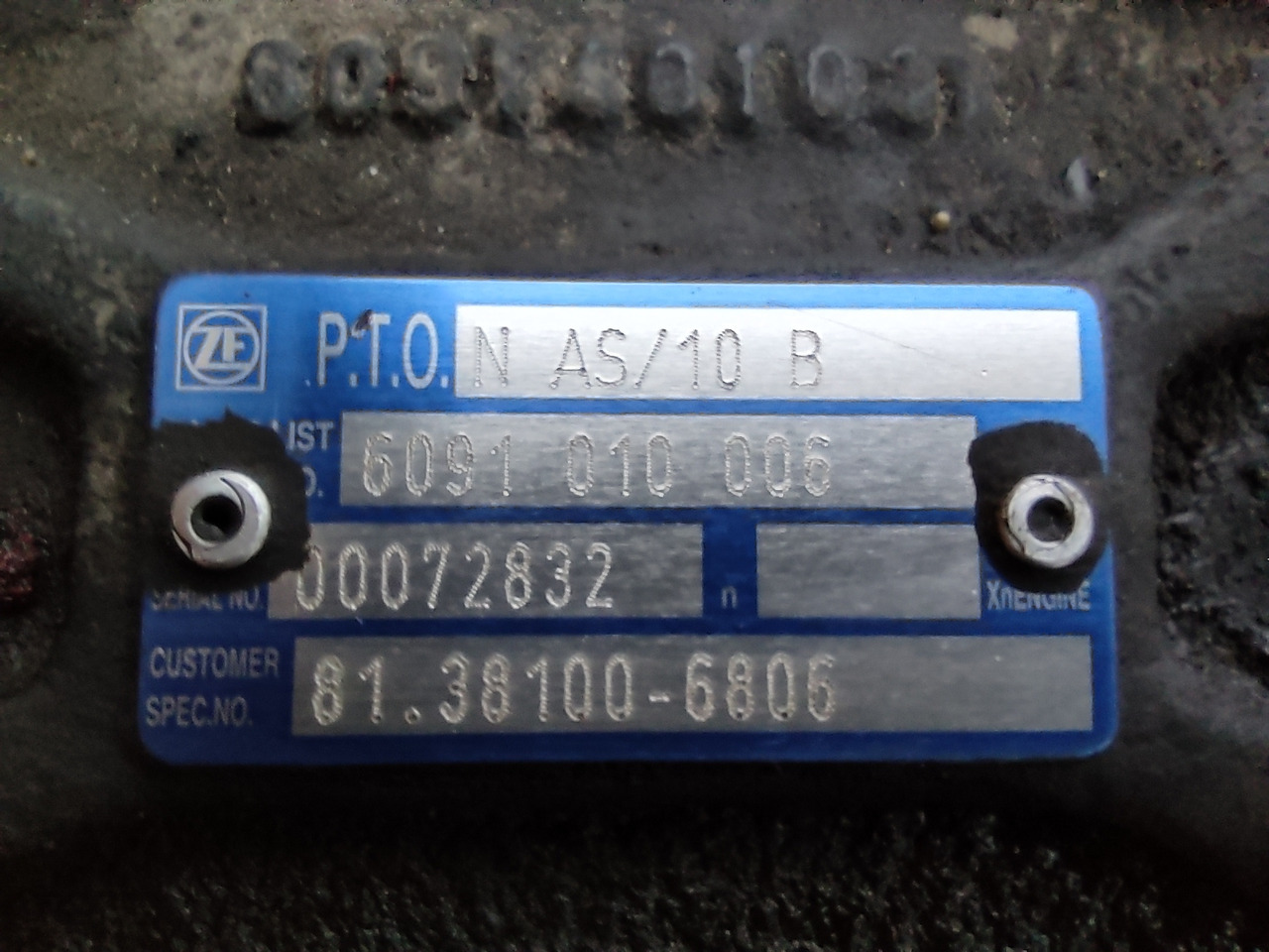 ZF AS-Tronic Traxon P.T.O. N AS/10 B - علبة التروس و قطع الغيار: صور 4 ZF AS-Tronic Traxon P.T.O. N AS/10 B - علبة التروس و قطع الغيار: صور 4