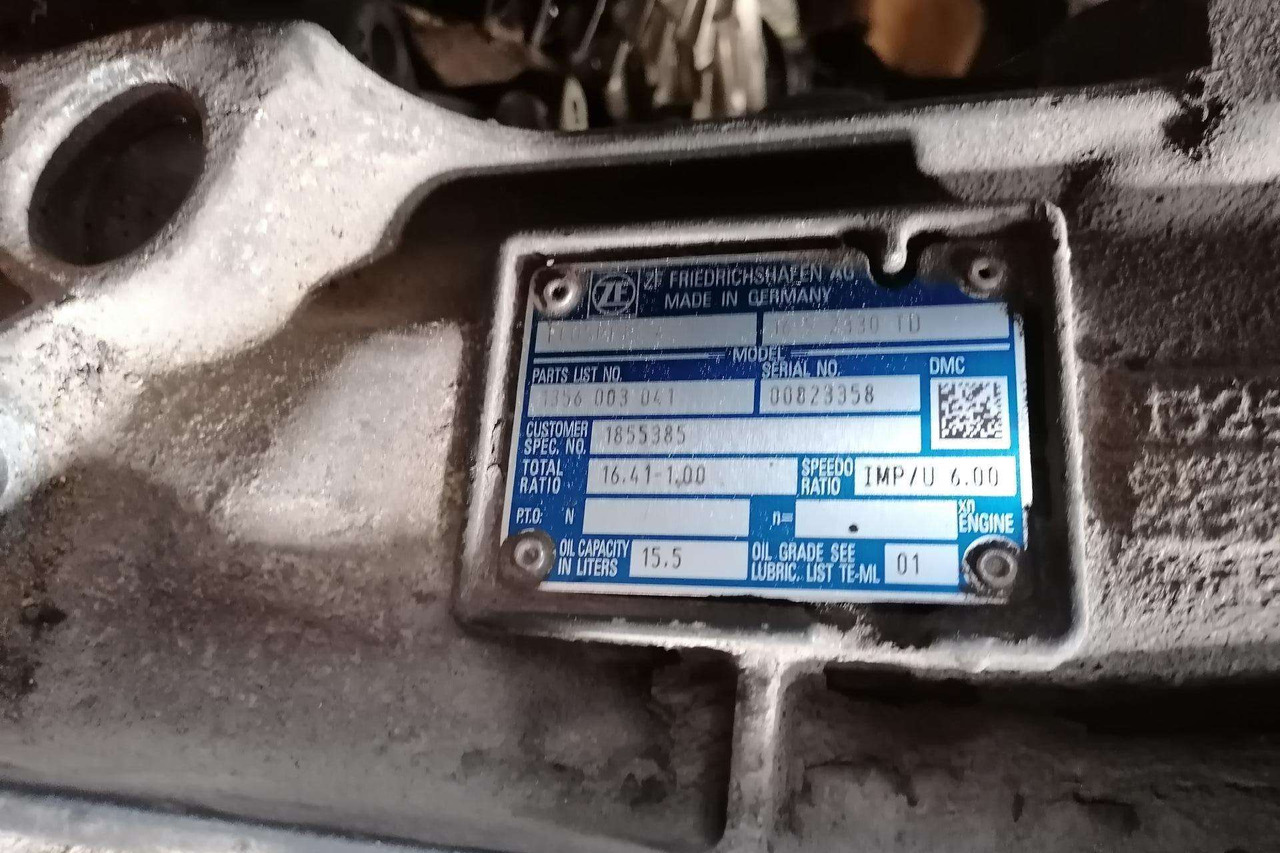 ZF Gearbox 16S2330TD DAF Ecosplit IV - علبة التروس - شاحنة: صور 3 ZF Gearbox 16S2330TD DAF Ecosplit IV - علبة التروس - شاحنة: صور 3