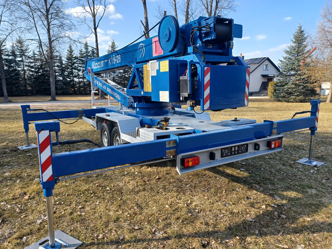 Klaas K19-28 - موبايل كرين, مقطورة: صور 2 Klaas K19-28 - موبايل كرين, مقطورة: صور 2