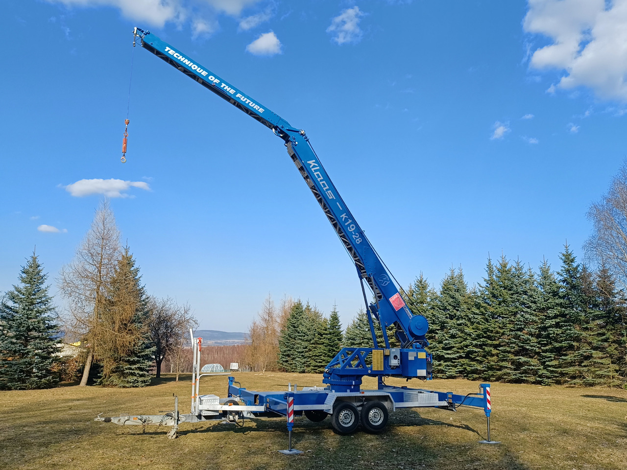 Klaas K19-28 - موبايل كرين, مقطورة: صور 3 Klaas K19-28 - موبايل كرين, مقطورة: صور 3