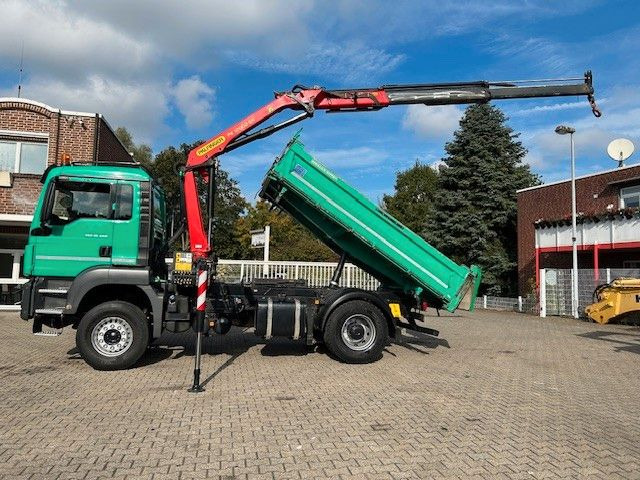 MAN 18.460 MEILLER 3SKipp PALFINGER PK 12002EH 4x2 - قلابات, شاحنة كرين: صور 4 MAN 18.460 MEILLER 3SKipp PALFINGER PK 12002EH 4x2 - قلابات, شاحنة كرين: صور 4