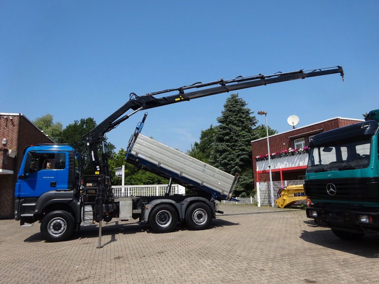 MAN 28.400 TGS 3Skipper+HIAB 166 E-4 HIPRPO 6x4-4 - قلابات, شاحنة كرين: صور 3 MAN 28.400 TGS 3Skipper+HIAB 166 E-4 HIPRPO 6x4-4 - قلابات, شاحنة كرين: صور 3