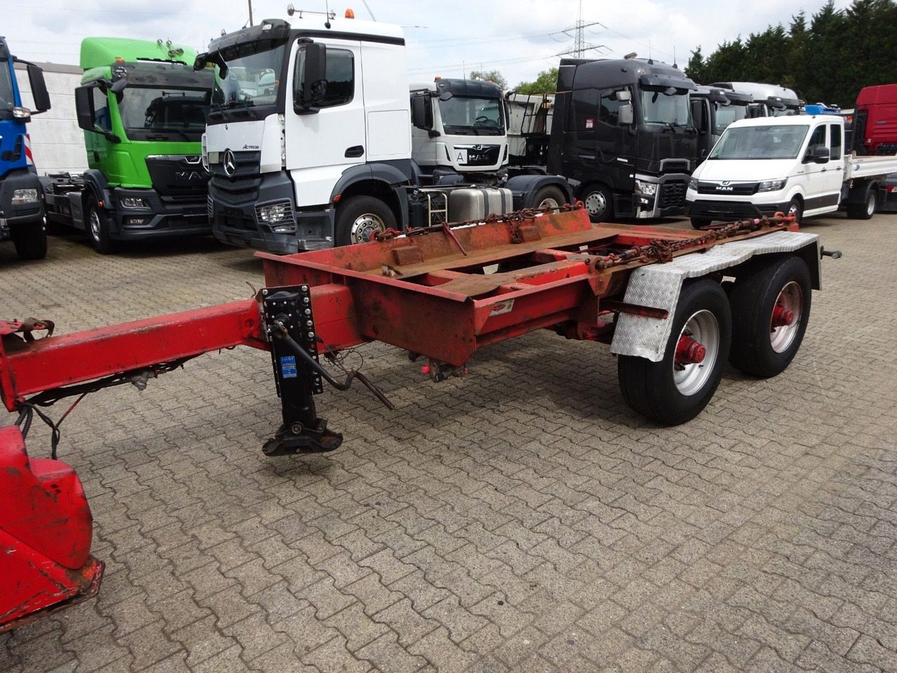 Meiller A13 Tandem Container Anhänger mit 2 Achsen - مقطورة: صور 2 Meiller A13 Tandem Container Anhänger mit 2 Achsen - مقطورة: صور 2