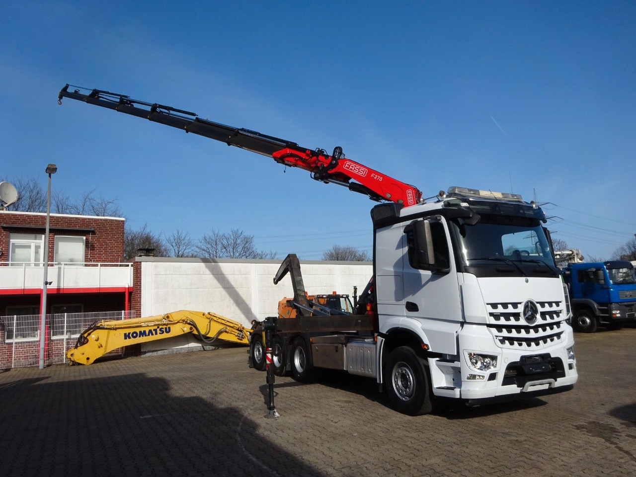 Mercedes-Benz 3248 Fassi Abroller + Fassi F275A Kran 6x2 - شاحنة ذات الخطاف, شاحنة كرين: صور 5 Mercedes-Benz 3248 Fassi Abroller + Fassi F275A Kran 6x2 - شاحنة ذات الخطاف, شاحنة كرين: صور 5