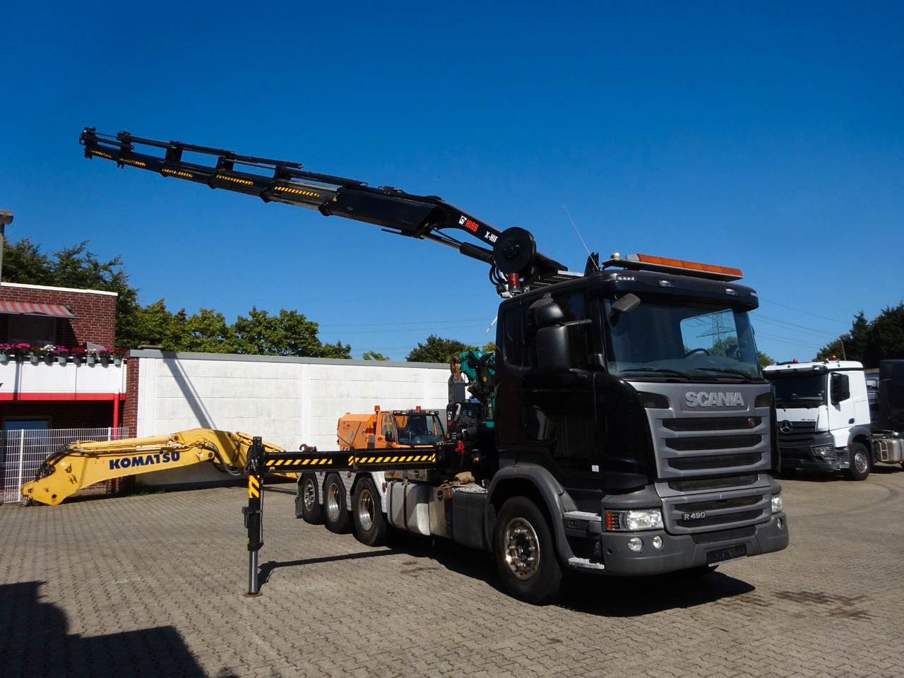 Scania R490 Abroller + HIAB 302E-6 Bj.2021 !Kran TRIDEM Scania R490 Abroller + HIAB 302E-6 Kran *BJ 2021* - شاحنة كرين, شاحنة ذات الخطاف: صور 1 Scania R490 Abroller + HIAB 302E-6 Bj.2021 !Kran TRIDEM Scania R490 Abroller + HIAB 302E-6 Kran *BJ 2021* - شاحنة كرين, شاحنة ذات الخطاف: صور 1