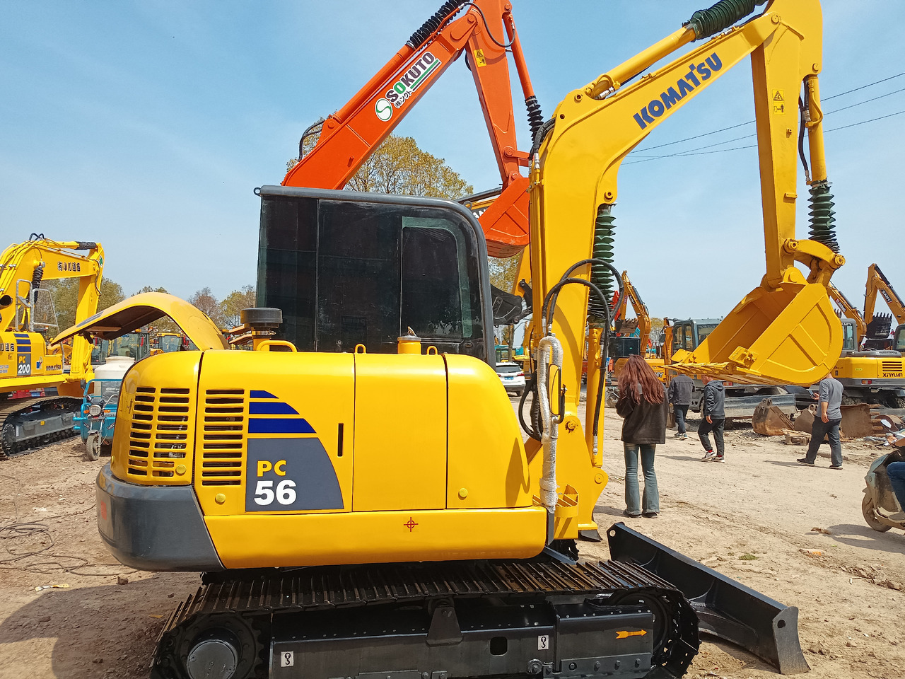 KOMATSU PC56-3 - حفارة مصغرة: صور 3 KOMATSU PC56-3 - حفارة مصغرة: صور 3