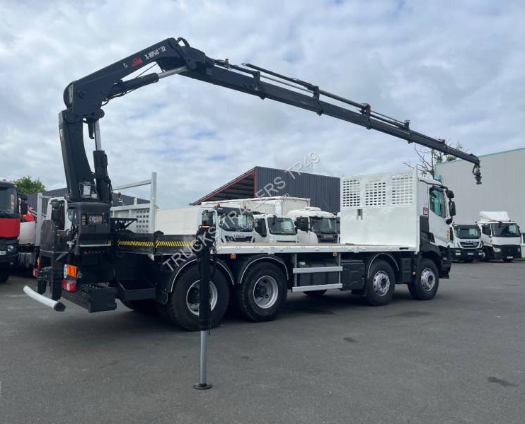 Renault C-Series 430 - شاحنات مسطحة, شاحنة كرين: صور 3 Renault C-Series 430 - شاحنات مسطحة, شاحنة كرين: صور 3