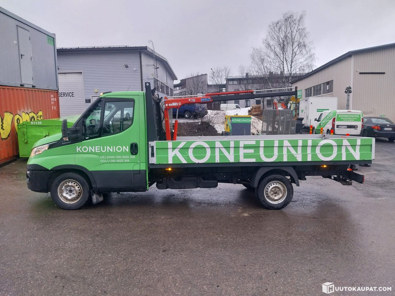Iveco Daily + crane, Helsinki - الشاحنات الصغيرة المسطحة: صور 1 Iveco Daily + crane, Helsinki - الشاحنات الصغيرة المسطحة: صور 1