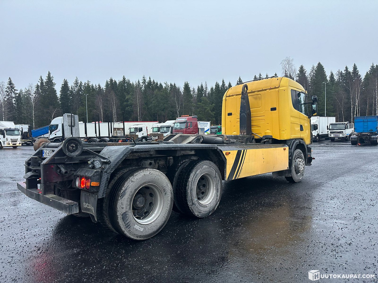 Scania 124, 1996, Pirkkala - شاحنة ذات الخطاف: صور 4 Scania 124, 1996, Pirkkala - شاحنة ذات الخطاف: صور 4