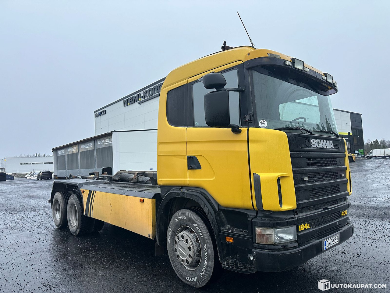 Scania 124, 1996, Pirkkala - شاحنة ذات الخطاف: صور 3 Scania 124, 1996, Pirkkala - شاحنة ذات الخطاف: صور 3