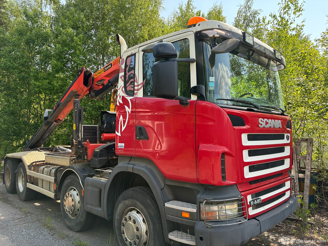 Scania R 440 8x4, 2010 Kuorma-Auto + Palfinger PK 23002 nosturi, Tampere - شاحنة: صور 2 Scania R 440 8x4, 2010 Kuorma-Auto + Palfinger PK 23002 nosturi, Tampere - شاحنة: صور 2