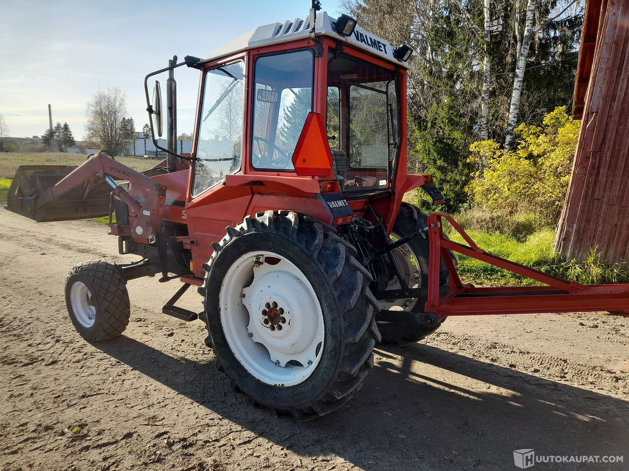 جرار Traktori Valmet 504 1984 etukuormaajalla. Katso videot! MTK25, Forssa: صور 7